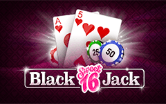 Play Sweet 16 Blackjack on Starcasino.be online casino