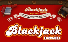 Play Blackjack Bonus  on Starcasino.be online casino