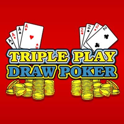 Triple play draw poker