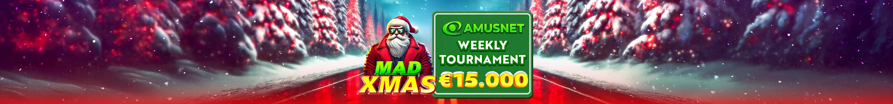 Mad Xmas Amusnet €15,000 Tournament