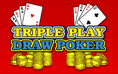 Play Triple play draw poker on Starcasino.be online casino