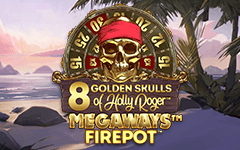 Play 8 Golden Skulls of Holly Roger Megaways ™ on Starcasino.be online casino