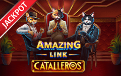Играйте в Amazing Link™ Catalleros в онлайн-казино Starcasino.be