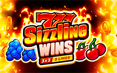Spil 777 Sizzling Wins: 5 lines på Starcasino.be online kasino
