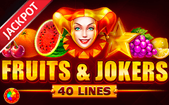 Spil Fruits & Jokers: 40 lines på Starcasino.be online kasino
