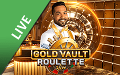 Play Gold Vault Roulette Live on Starcasino.be online casino