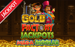 Play Gold Factory Jackpots Mega Moolah on Starcasino.be online casino