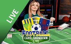 Play Football Card Showdown Live on Starcasino.be online casino