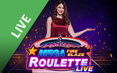 Play Mega Fire Blaze Roulette Live on Starcasino.be online casino
